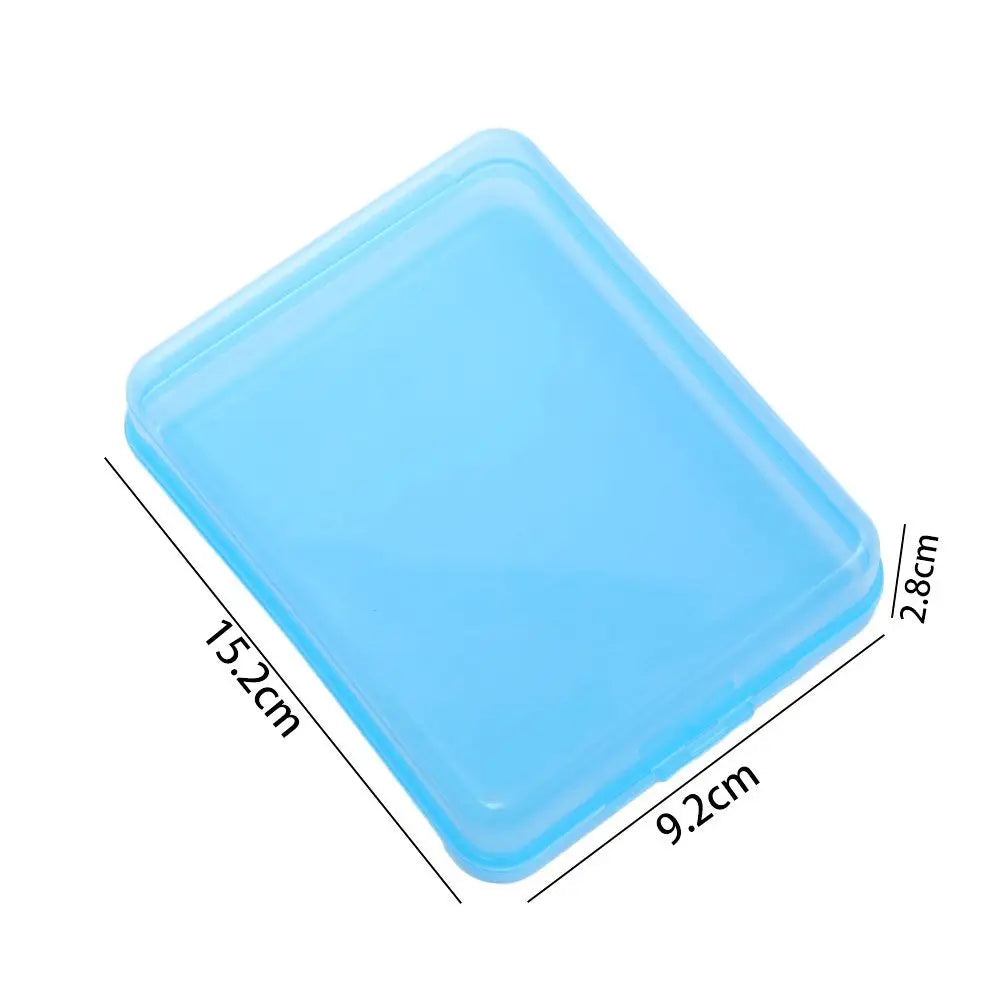 Protection Rectangle Container Portable Face Masks Disposable Storage Box Mask Storage Case Transparent Powder Puff Case