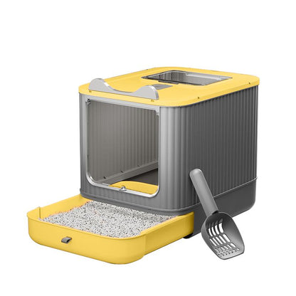 PawNest™ Foldable Enclosed Cat Litter Box